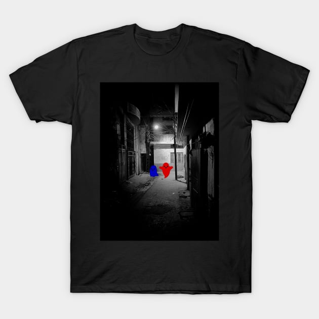 scary ghosts T-Shirt by ASAQ's store